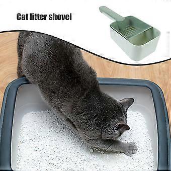 Green Cat Litter Scoop Portable with Large Capacity for Pets