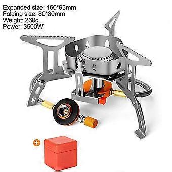 Outdoor Gas Cooker Camping Burner Stove Portable Cookware Camping Equipment High Power Folding Camp Supplies Travel Strong Fire  Portable Cooking Stov