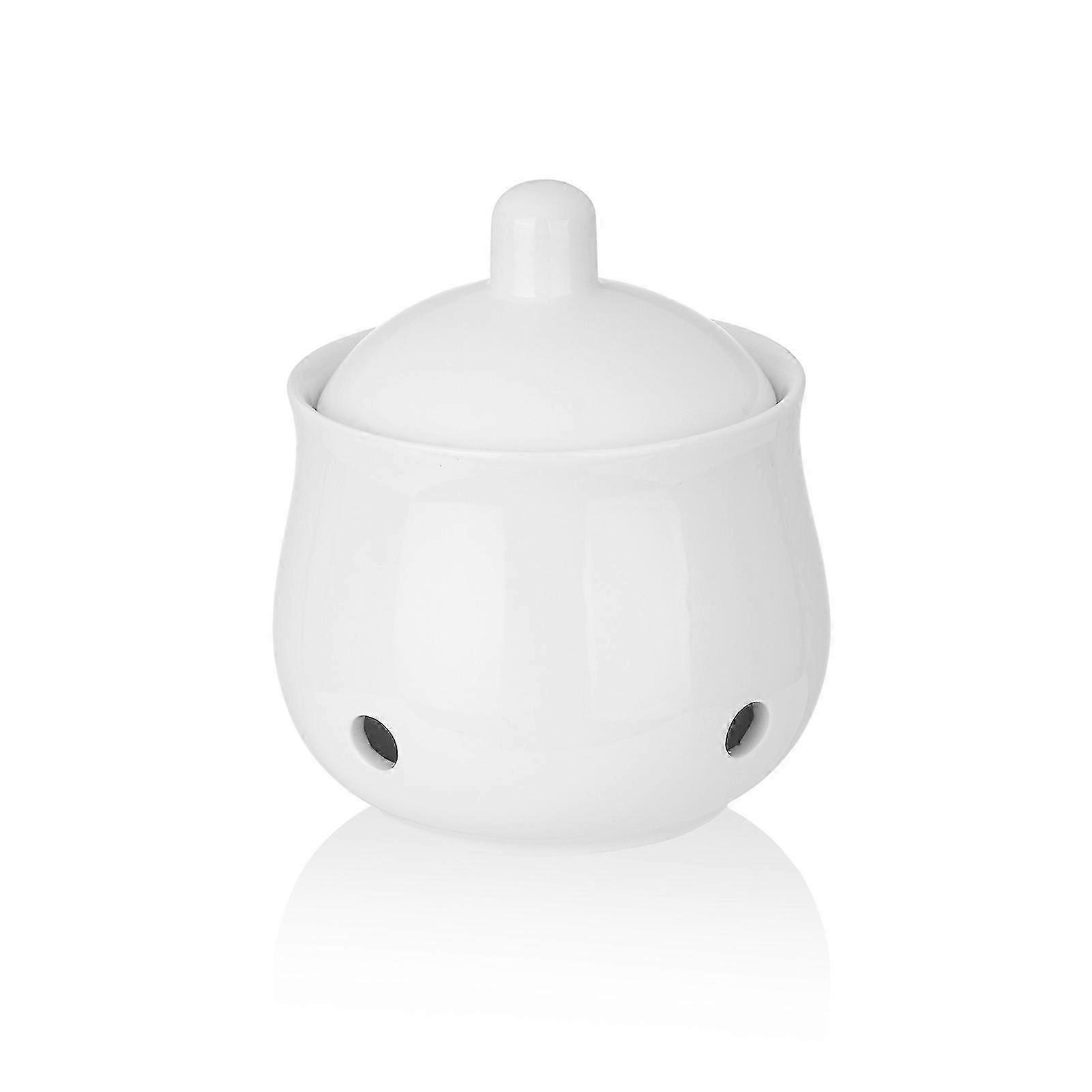 Ceramic Garlic Storage Jar With Ventilation
