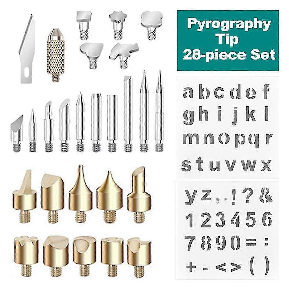 Copper Pyrography Tips 26Pcs Bundle