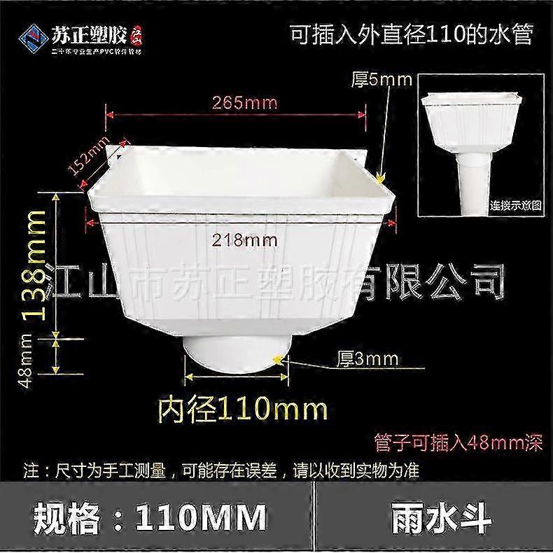 White Plastic Gutter Downspout Diverter