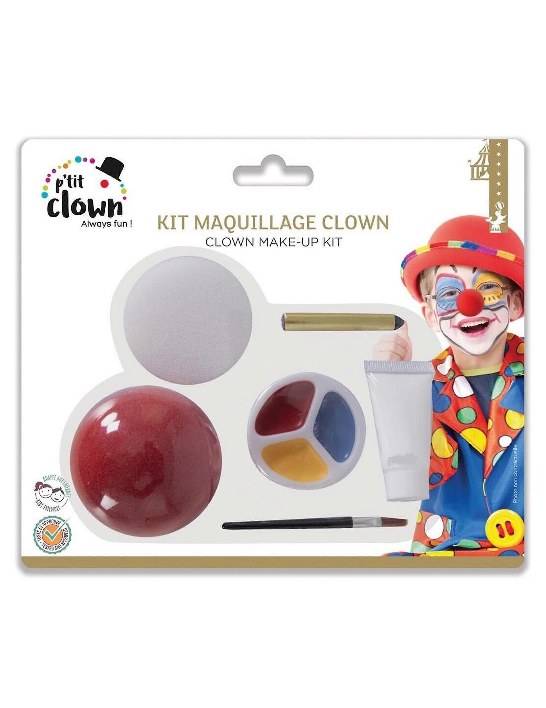 Make-up-Set mit künstlichem Clown-Kind
