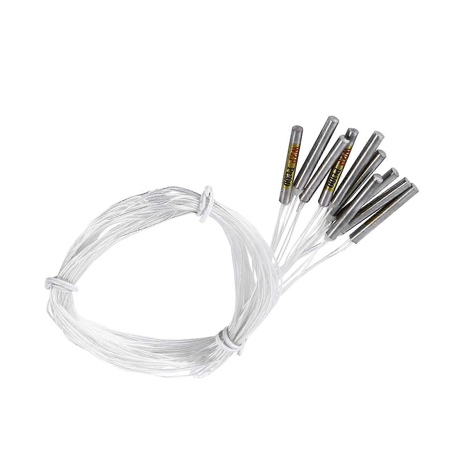 PT100 Waterproof Sensor Probe for Temperature Controller (10pcs)