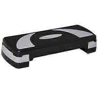 Stepper board, aerobic stepper, height adjustable 10/15/20 cm, fitness home trainer up to 150 kg, 80x31 cm
