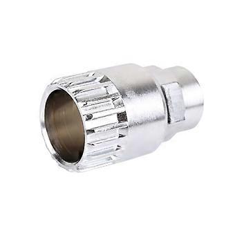 Extracción del pedalier de la bicicleta Extractor de manivela de bicicleta Herramienta de reparación compatible con la herramienta de reparación (2 piezas, plata)