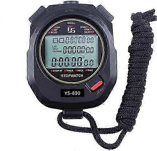 Extra Large Screen Stopwatch 30 Lap Memory