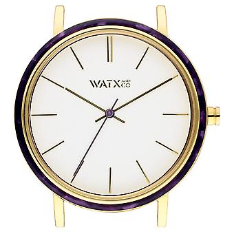 Watx et couleurs marbre Quartz Analog Montre femme avec WXCA3037 Bracelet en acier inoxydable