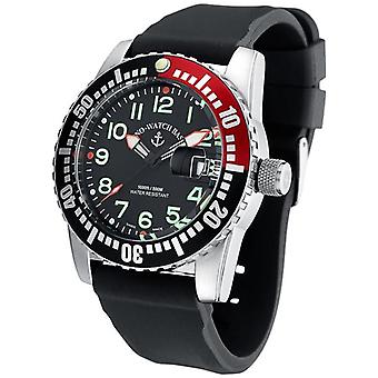 Zeno Diver 500 Quartz Analog Man Watch with 6349Q_B_R Rubber Bracelet