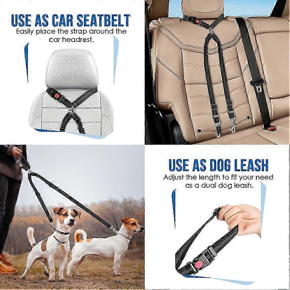 Lockable Tangle-Free Dog Car Harness