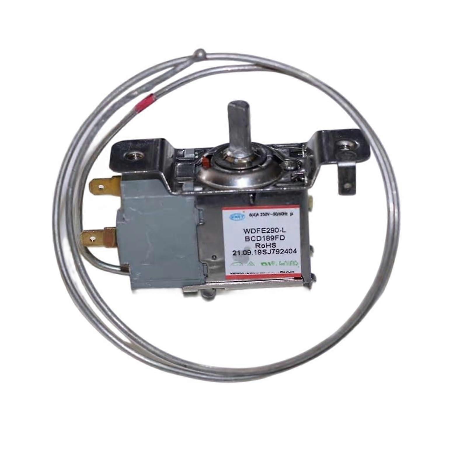 Adjustable Refrigerator Thermostat WDFE290L, Precise Fridge Temperature Control Switch Compatible with Aucma