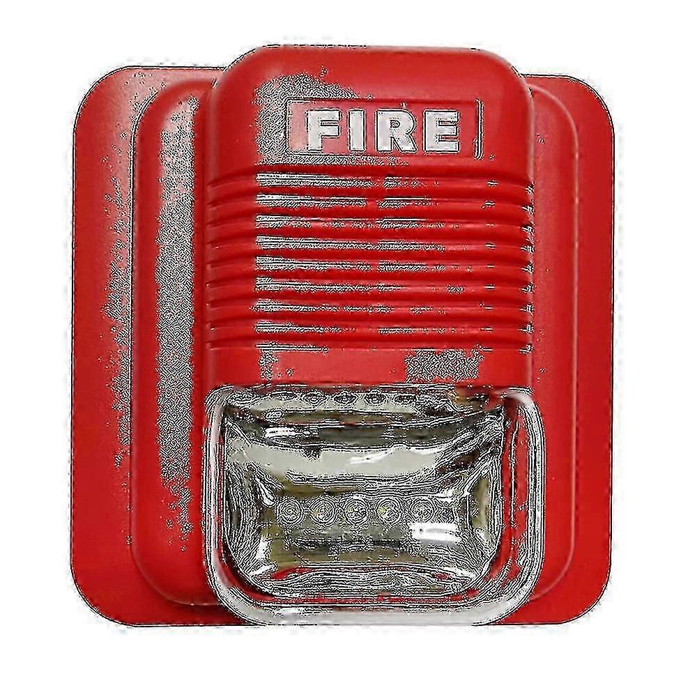 Dual-Alert Fire Siren Strobe 100dB