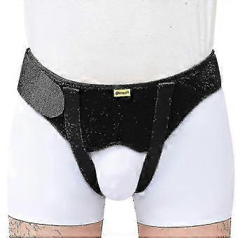 Inguinal Hernia Support Belt for Men, Double Groin Hernia Truss Brace for Pain Relief, Adjustable Over-the-Brief Hernia Support