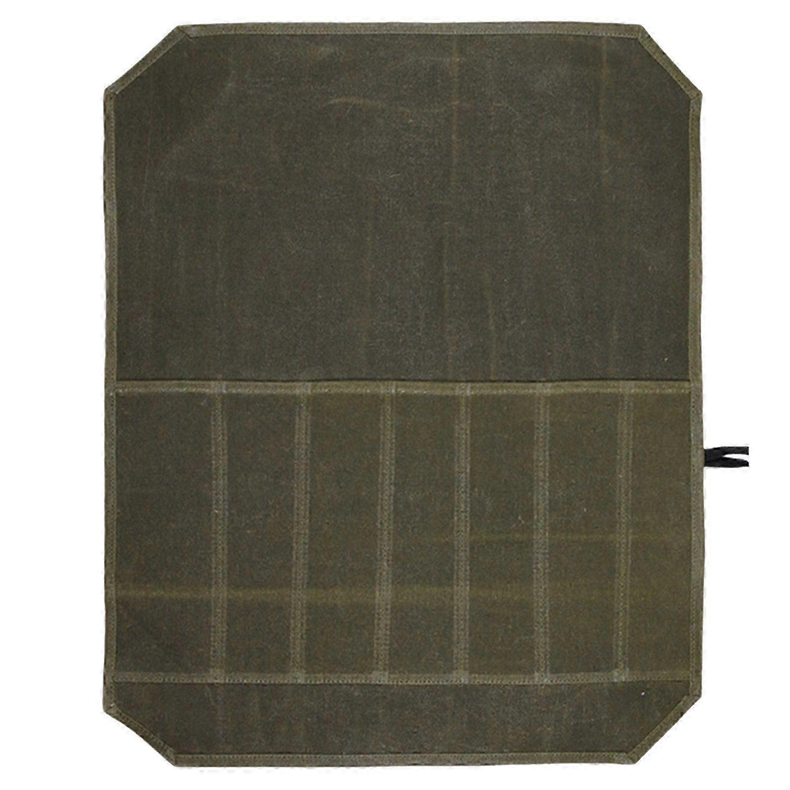 Rugged Waxed Canvas Knife Roll