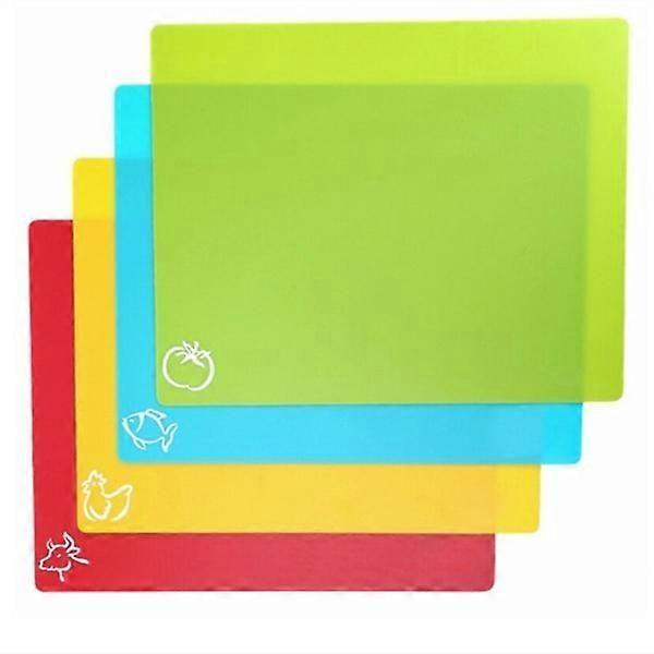 4PCS Cutting Board Plastic Cutting Boards Classification-bj