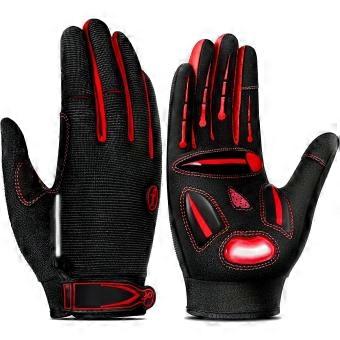 Unisex Mountain Bike Gloves Anti-shock Anti-slip featuring Gel Padded, Cycling Gloves Men Full Finger Cycling Gloves Women Touch Screen