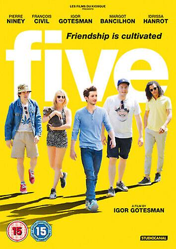 Five DVD (2016) Pierre Niney Gotesman (DIR) cert 15 - Region 2