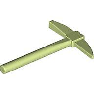 LEGO Accessory Yellowish Green Utensil Pickaxe