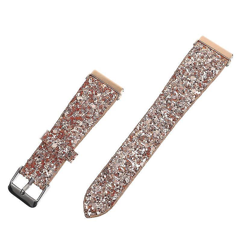 13X2.5cm Unisex Watch Bands 1pc Creative Sequins Watchband Chic Watch Strap Compatible For Fitbit Ve