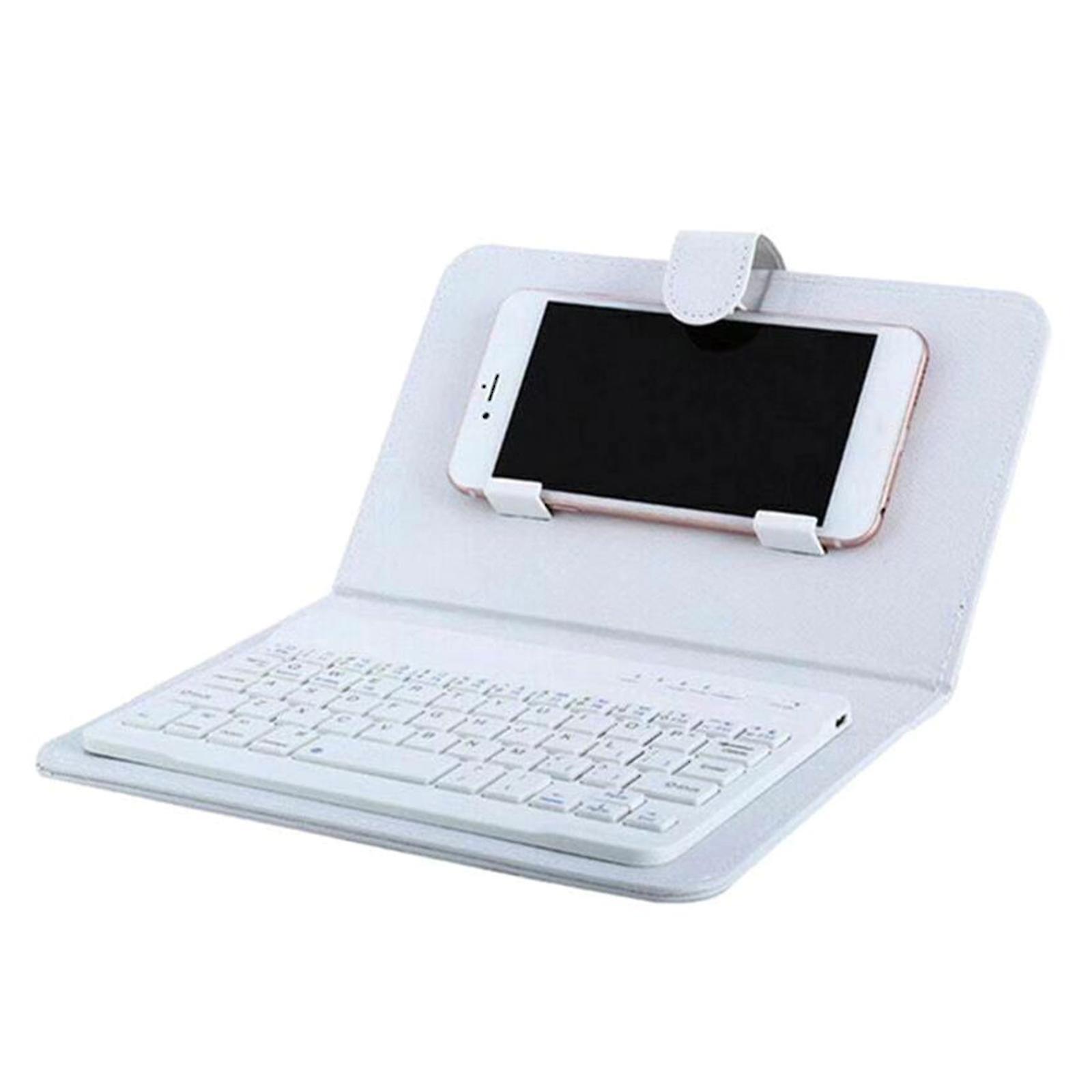Portable Bluetooth-compatible Wireless Keyboard Flips Holster Compatible With Case Compatible With Cellp