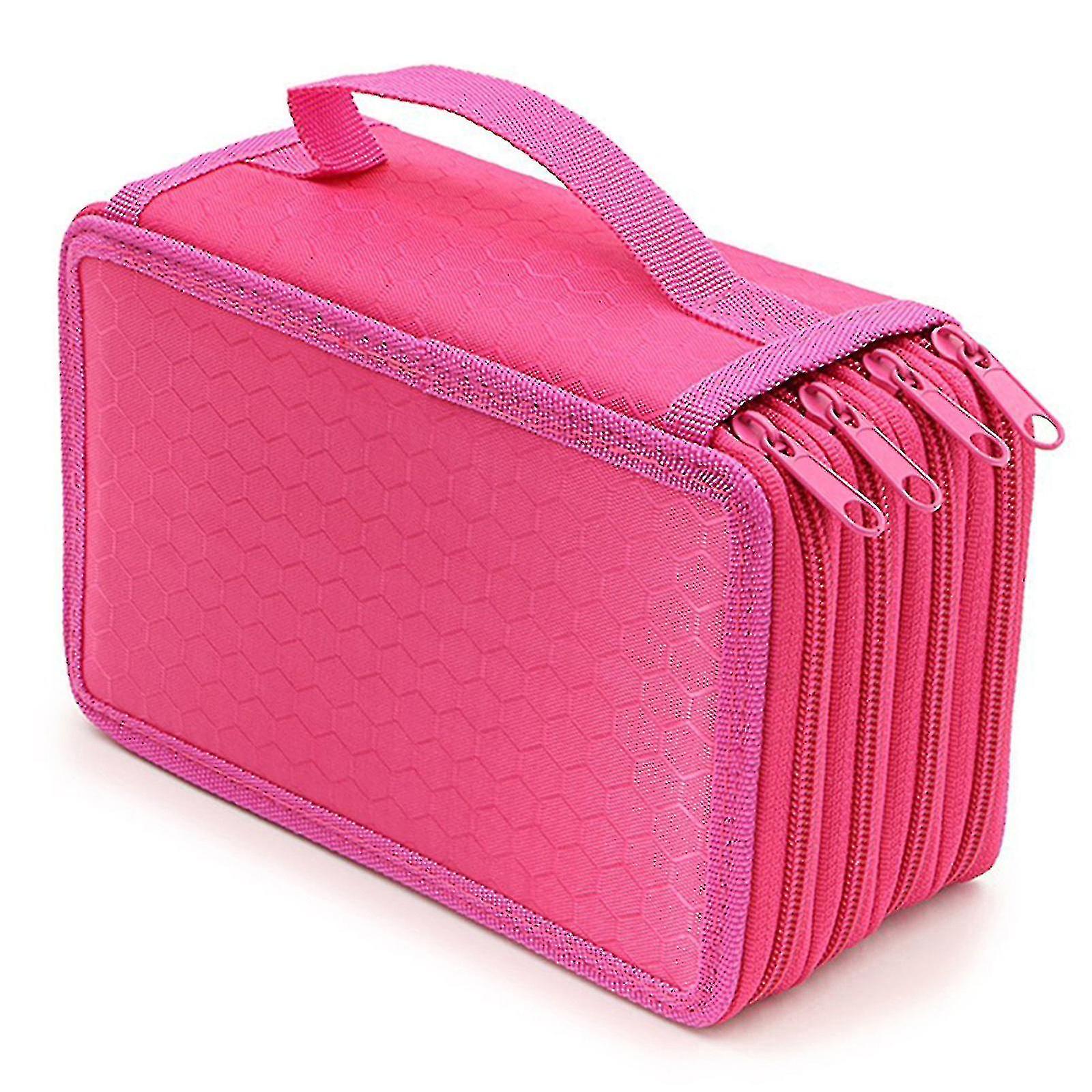 4 طبقة القلم تخزين مربع حقيبة سعة كبيرة قلم رصاص حالة المنظم