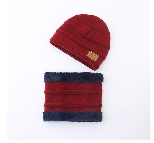 Miesten ja naisten talvihuivipuku hattu fleece paksuuntunut plus fluff hattu syksyn ja talven lasten ulkona lmpimt neulotut lippikset