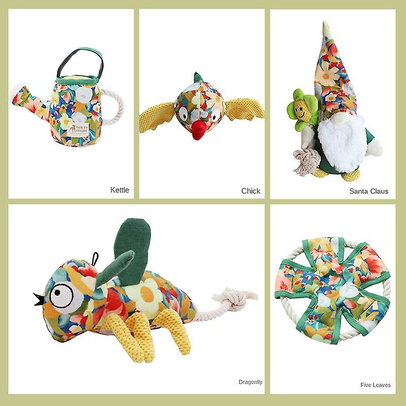 Dog Toy Bite-resistant Puppy Interactive Relieving Stuffy Artifact Molar Sound Toy