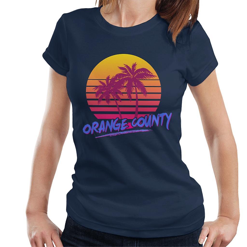 Orange County Retro 80-tallet kvinner t-skjorte