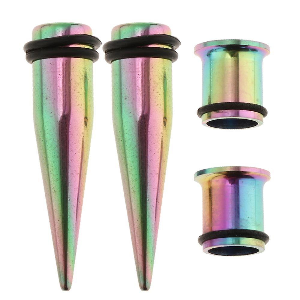 4pcs Ear Expander Ear Stretching Gauge Tunnel Plug Stretcher Piercing 8mm