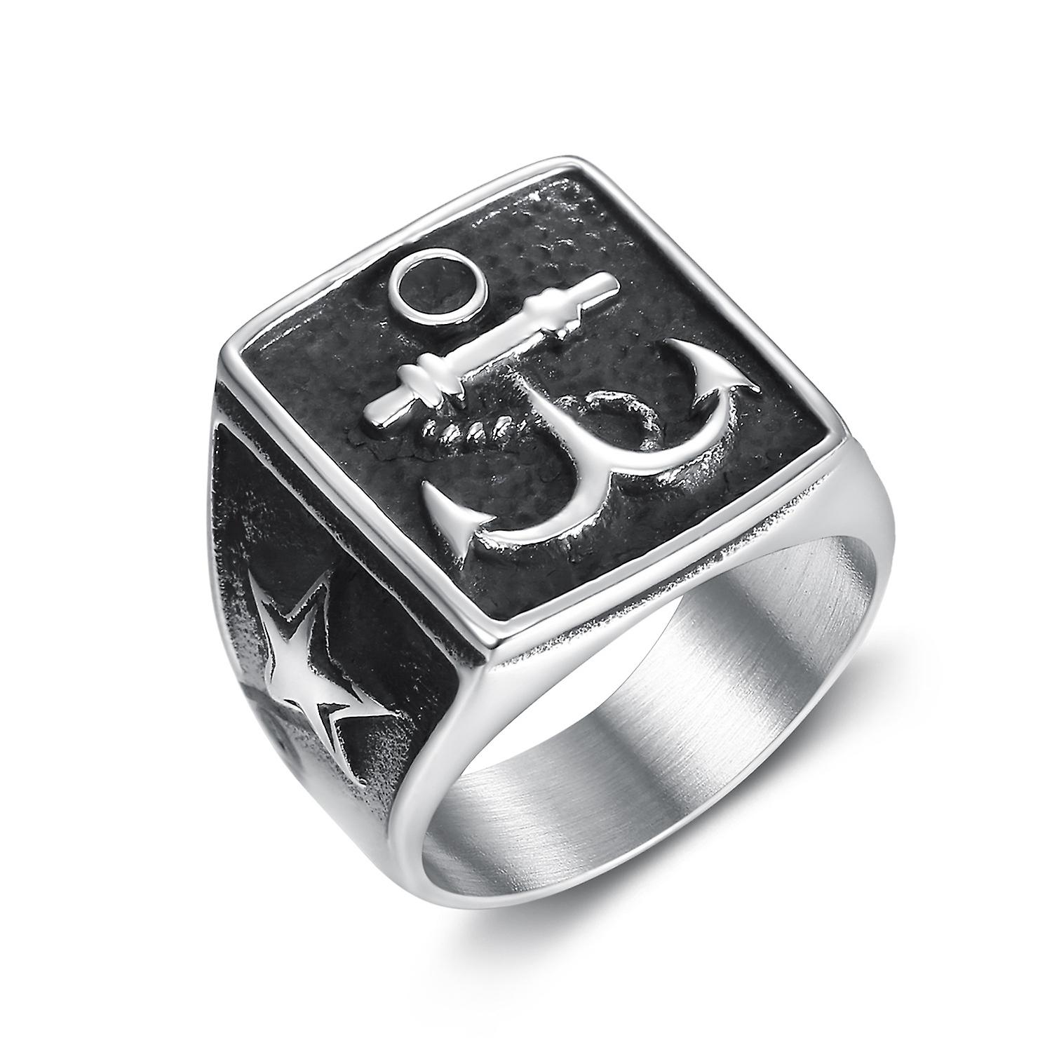 Retro Punk Stainless Steel Ring Gram