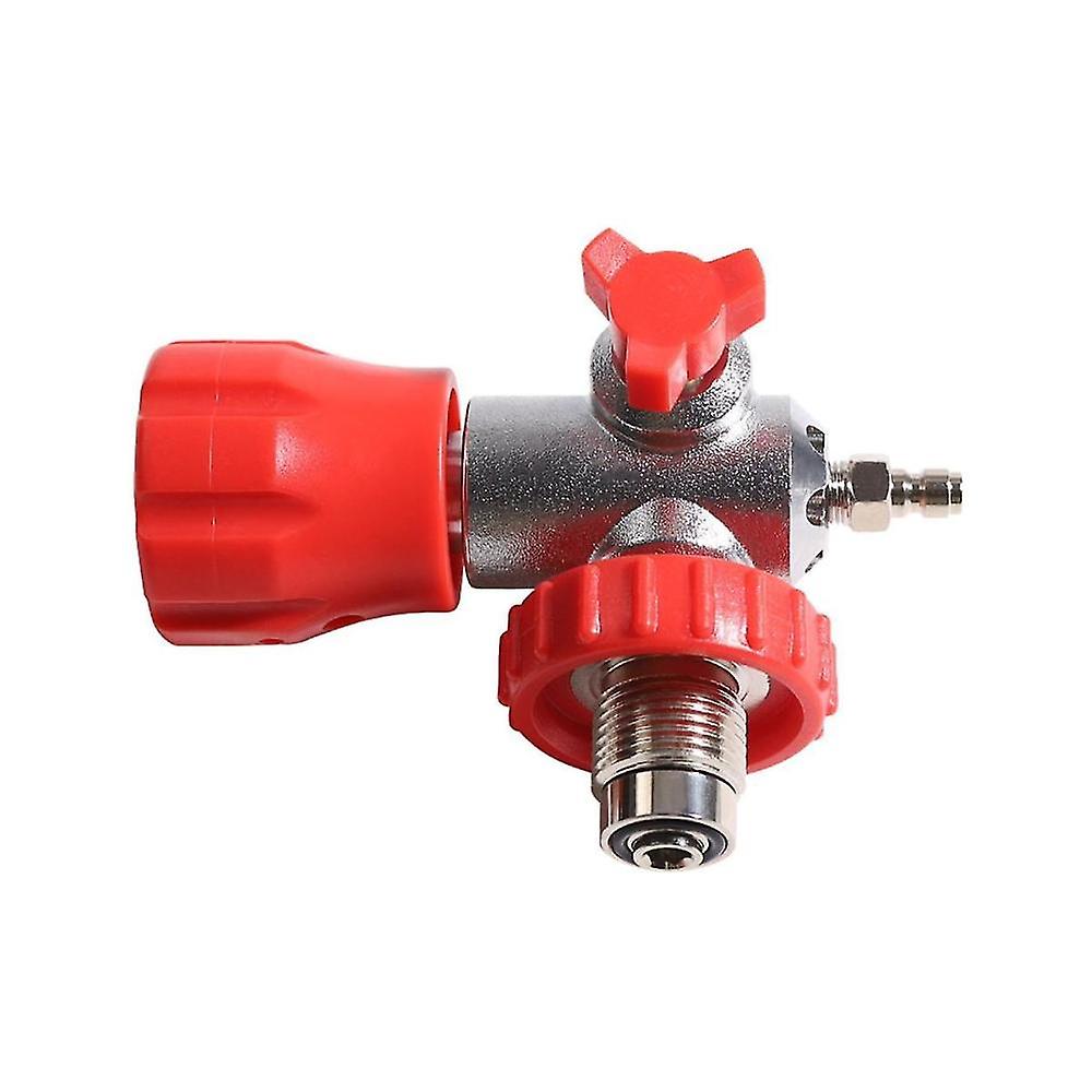 G5/8-14 Scuba Valve Regulator Fill Station Hose Inflate Connector,red