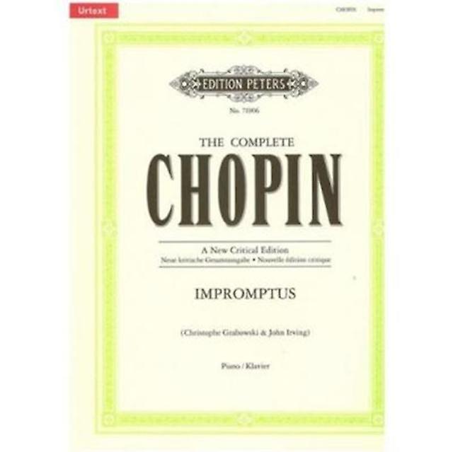 The Complete Chopin Impromptus Sheet music Book