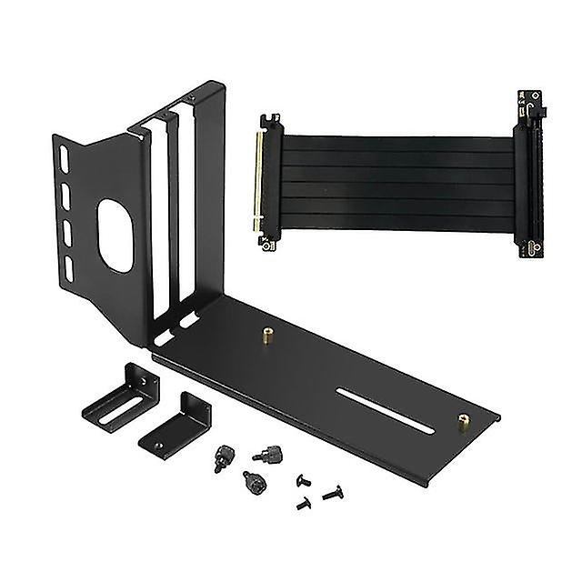 Pci-e 3.0 X16 Extension Cable+ Gaming Graphics Card Mounting Bracket