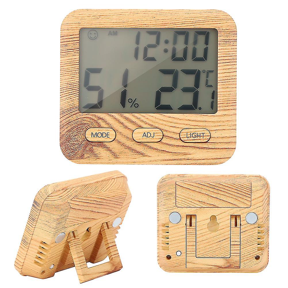 Electronic Clock, Temperature and Humidity Meter, Thermometer, Hygrometer