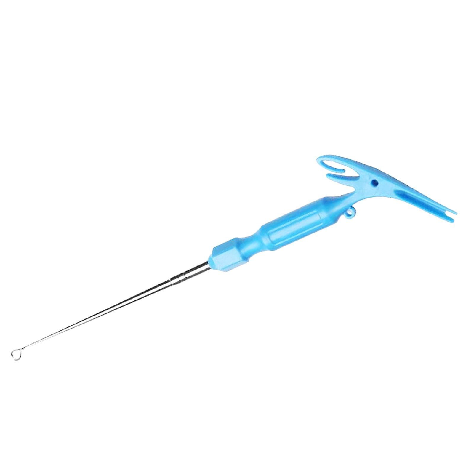 Fishing Hook Remover Hook Quick Removal Device Fast Knotting Hooks Extractor Blue