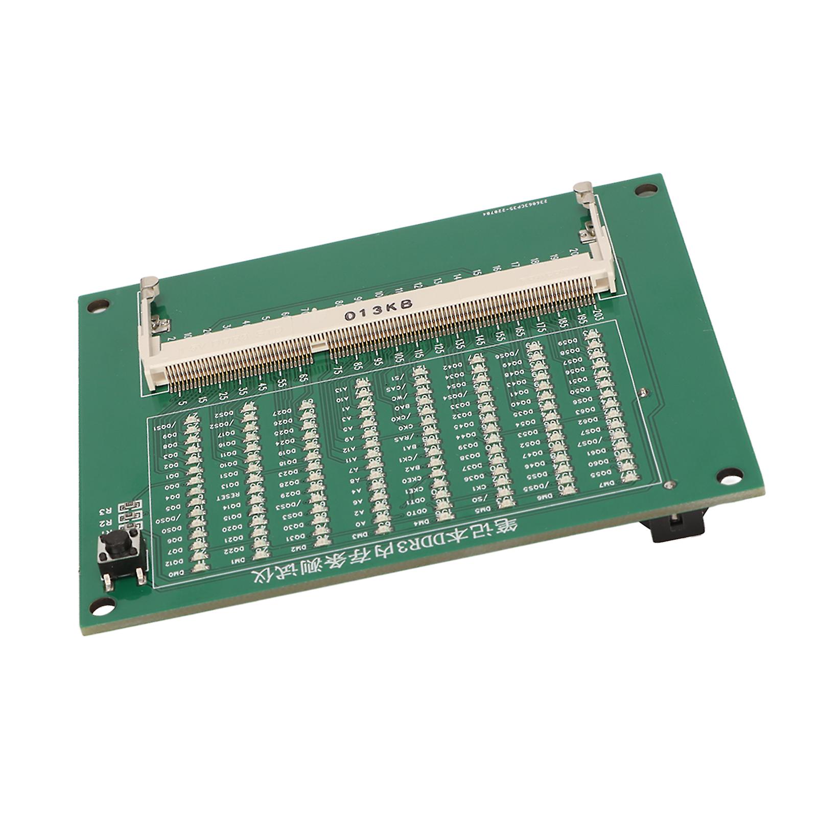 DDR3 Memory Test Card Small Portable LED Indicators Laptop DDR3 Memory Tester Fault Diagnosis Card Circuit Test Tool