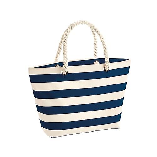 Westford Mill Boardwalk Striped Tote Bag