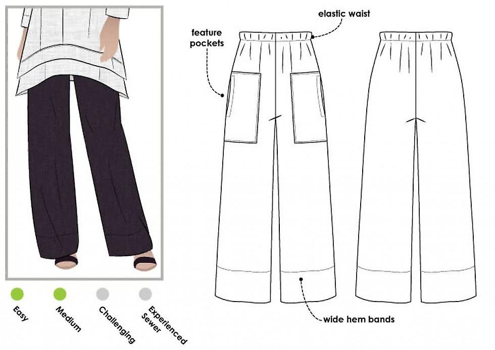 Style Arc Sewing Pattern Daisy Pants Sizes 4-16