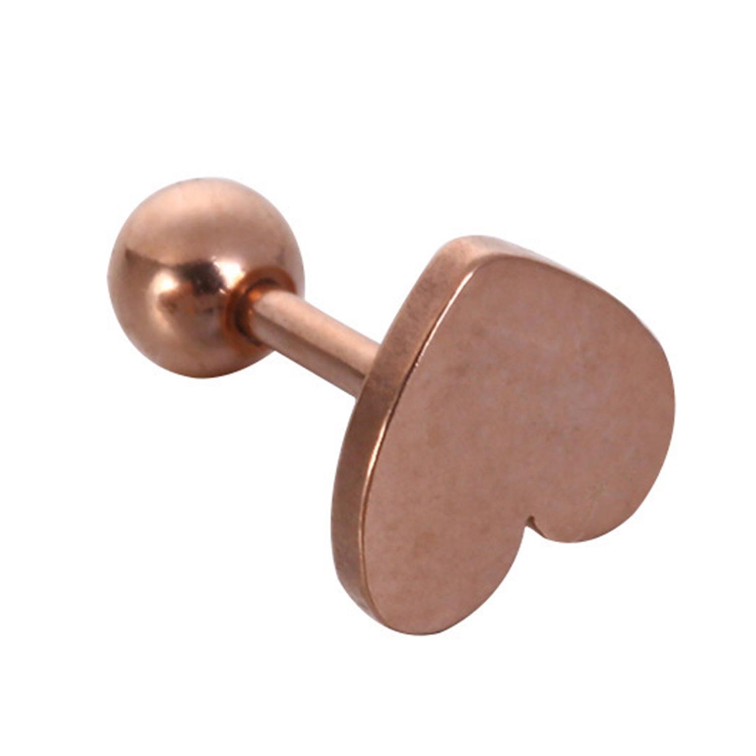 1Pc Cartilage Ear Stud Stud Earring Electroplating Geometric Bright Luster Allergy Free Comfortable