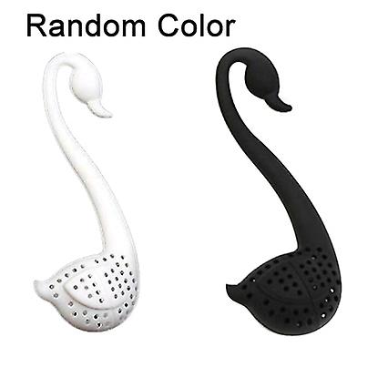ZHOUBA 1Pc Loose Tea Infuser Strainer Creative Swan Shape Herbal Spice Filter Diffuser