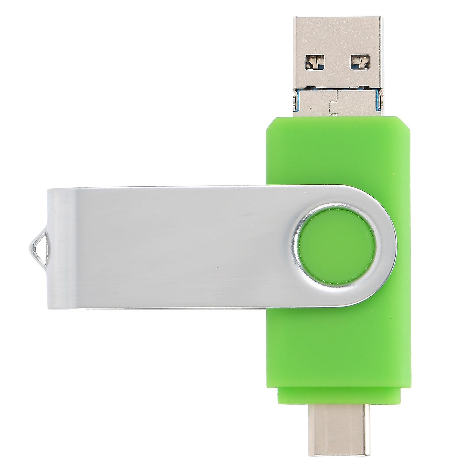 3 in 1 U Disk Pen Driver High Speed Rotating Flash Drive with Type C Interface