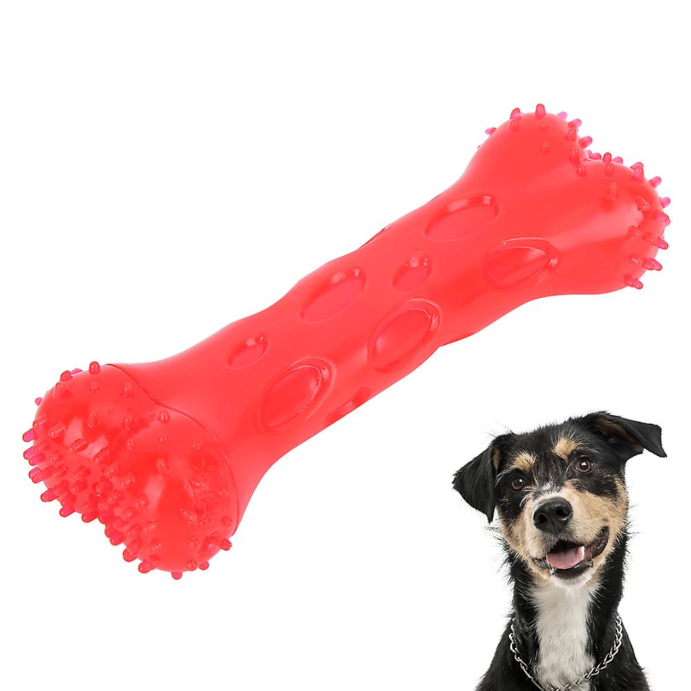 Dog Bone Teething Toy, Molar Teething Stick, Chew Training Toy, Red, Size L