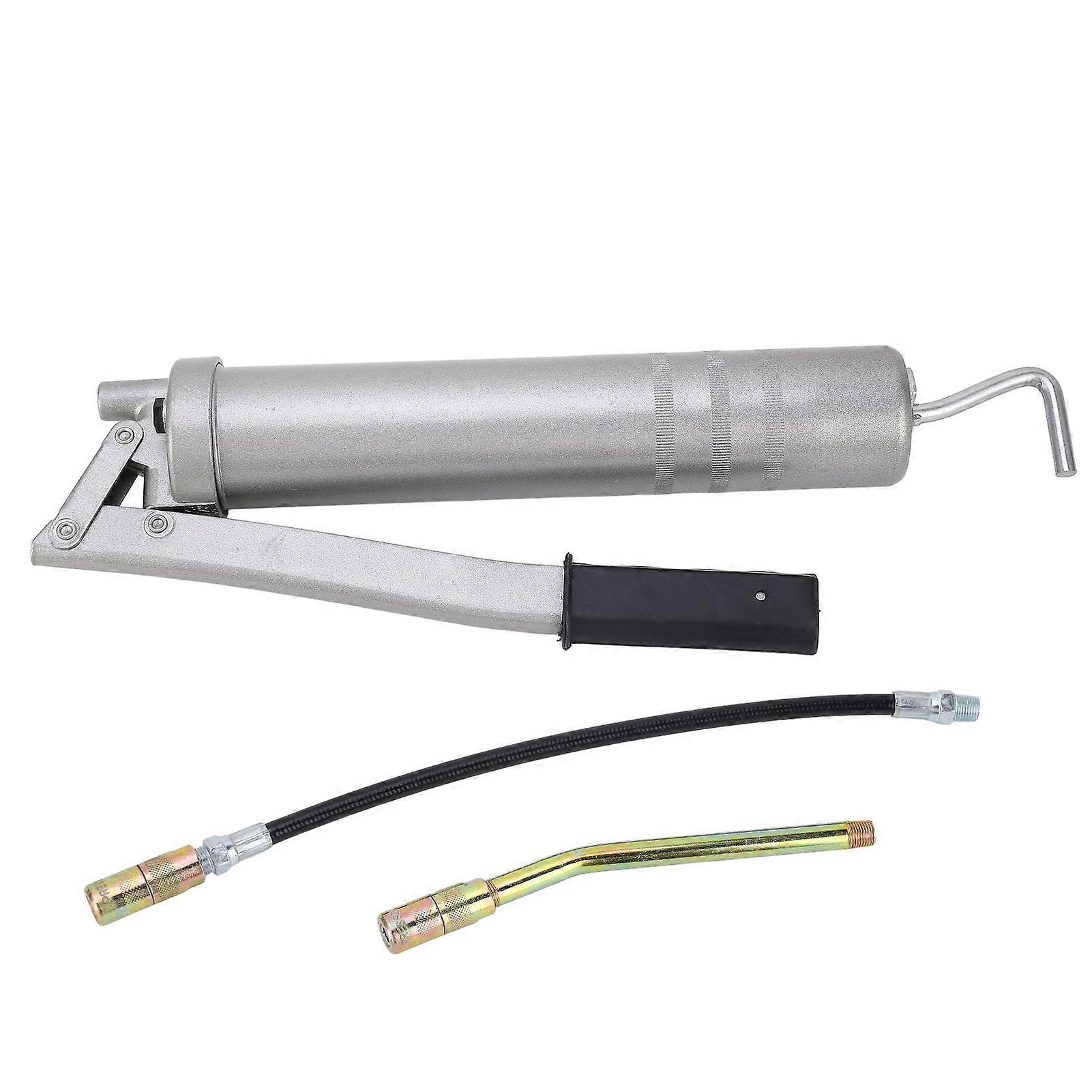 Fictory Machine Greaser Gun Fictory Stainless Steel Grease Gun 8000PSI 400cc Manual Oiling Greaser for Lubrication