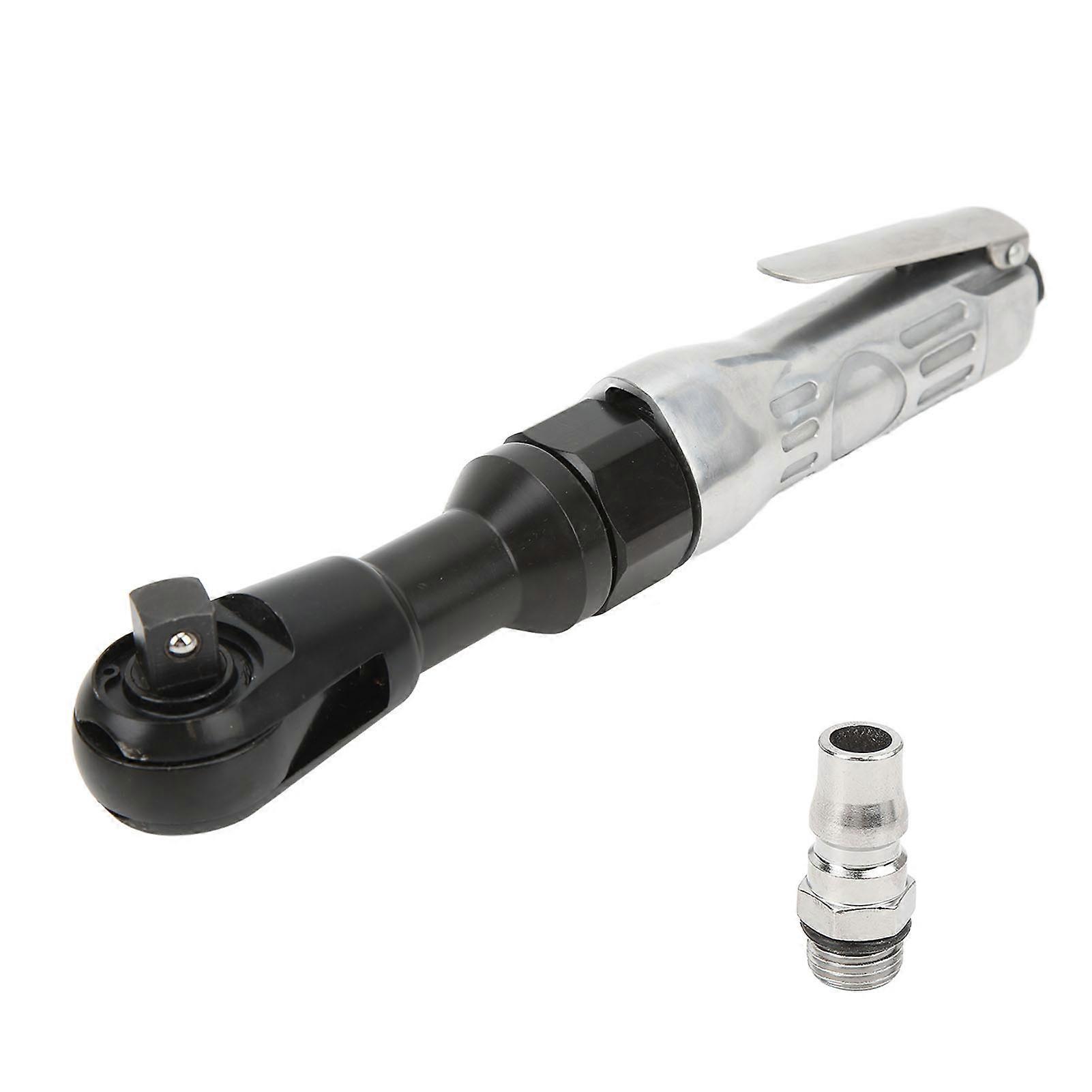 1/2" Air Ratchet Wrench, 61 Nm Torque, 260 mm Length, Reversible Compression Tool with Adapter