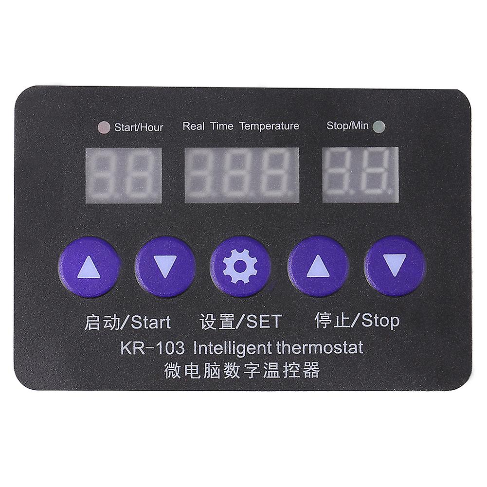 12V Digital Temperature Controller 10A Thermostat Control Switch With Probe