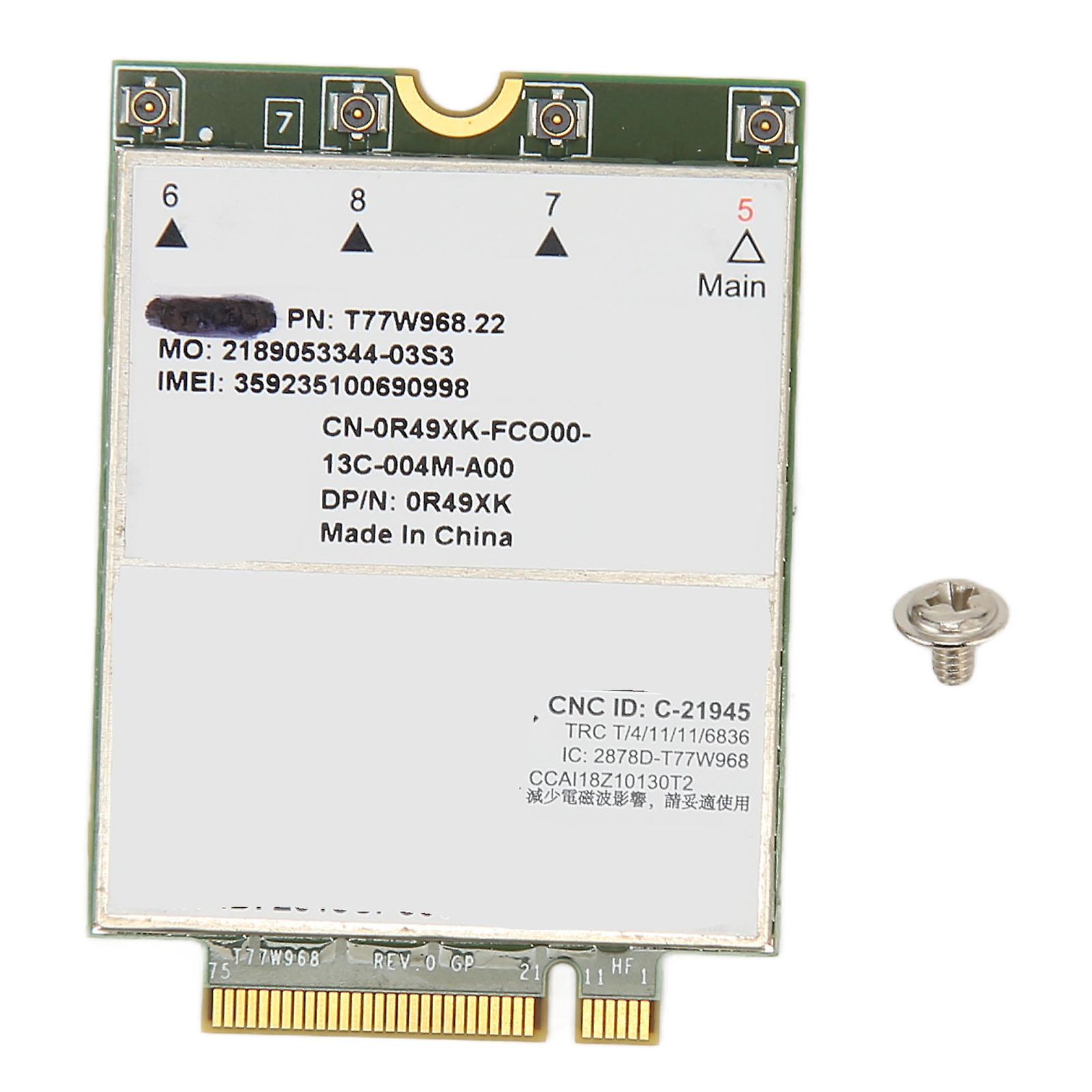 4G Network Card, 1.0 Gbps Wireless Network Connection, M.2 Interface, 4G Module for Dell Latitude Series