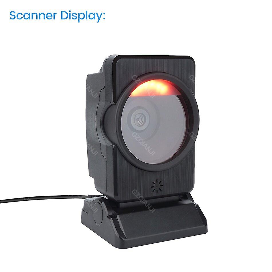 Scanner Desktop Automatic Sensing Data Reader Supermarket Usb Barcode Reader 1d 2d Qr Code