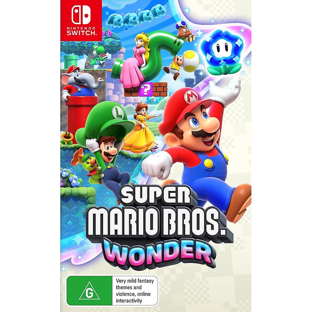 Nintendo Switch Super Mario Bros Wonder Game for 2 Players Ages 8+ and Up