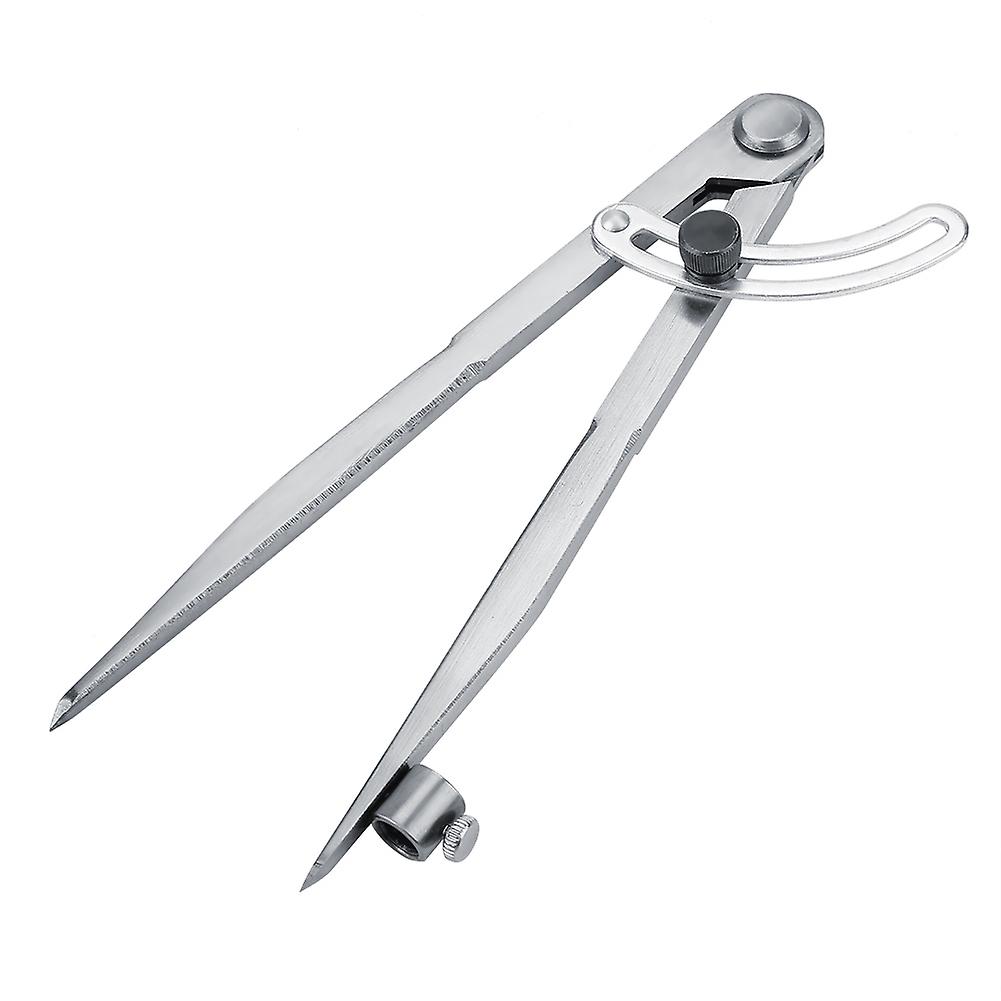 200mm Wing Leather Divider Rotating Tool Spacing Compasses Edge Area
