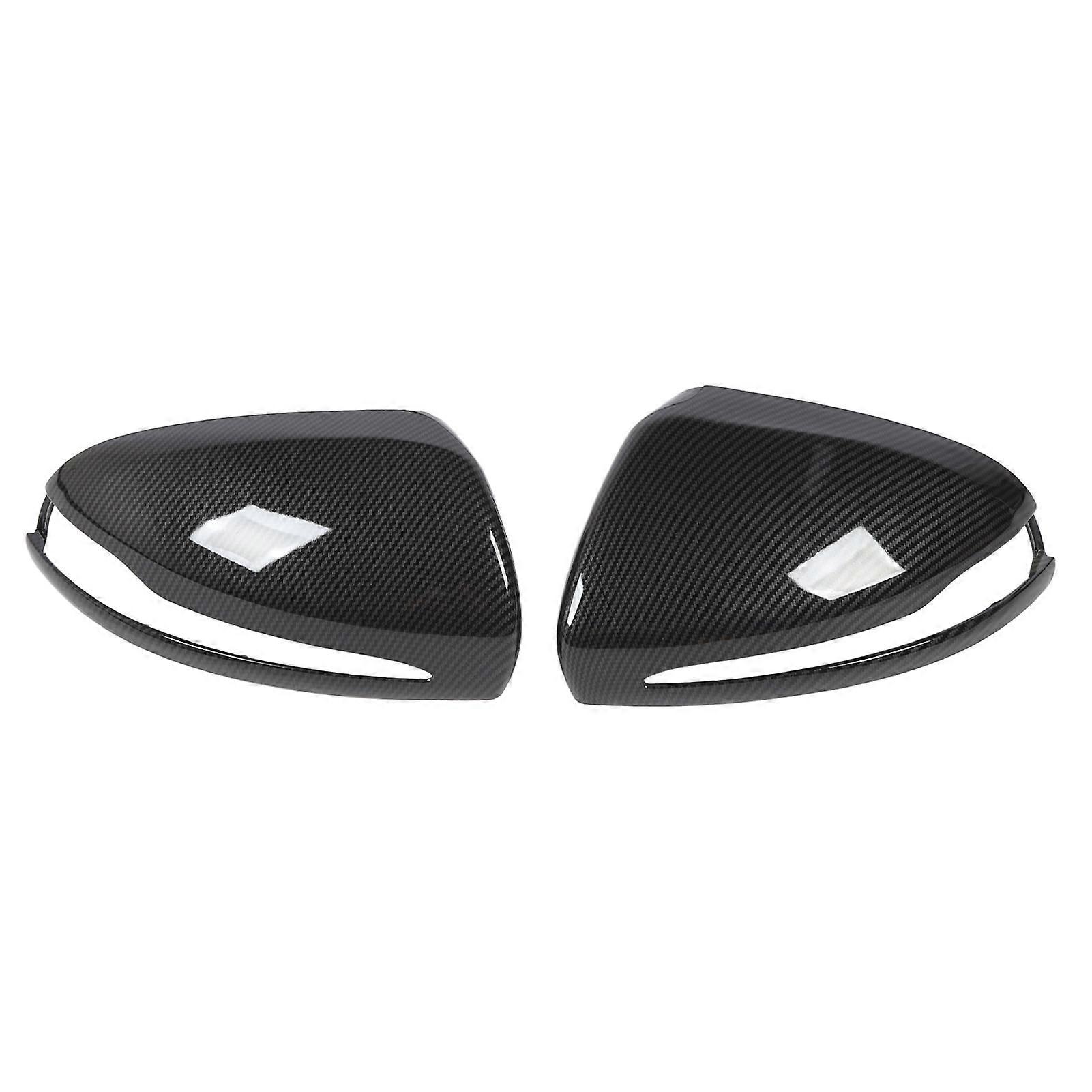 Rearview mirror caps for Benz C-Class W205 2014-2021, carbon fiber style, left right pair