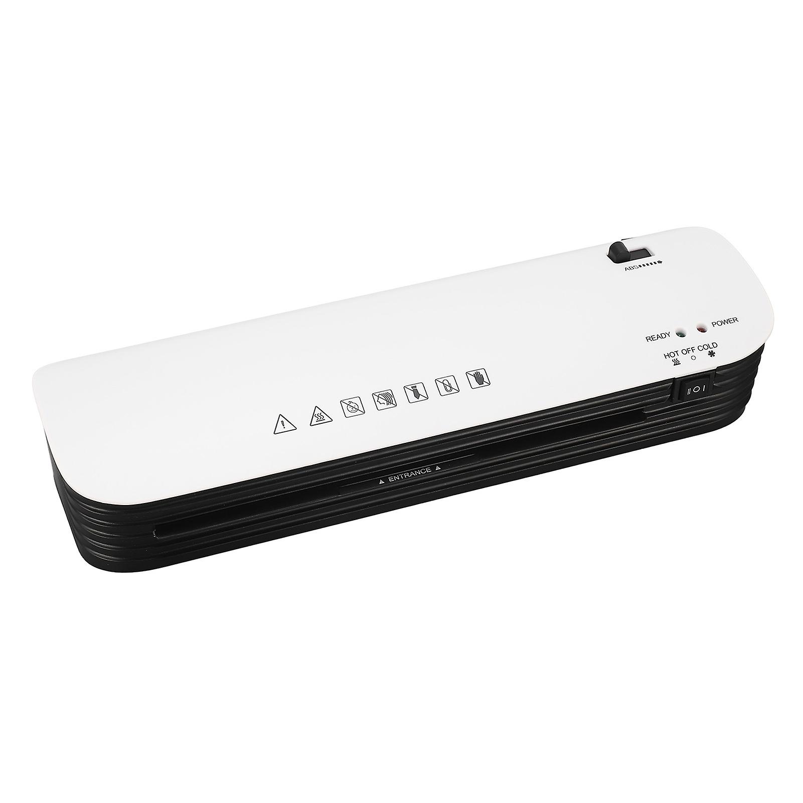A4 Thermal Laminator with 50Pcs Sheets Hot and Cold Laminating Machine for Home School Office Use UK Plug 220‑240V 